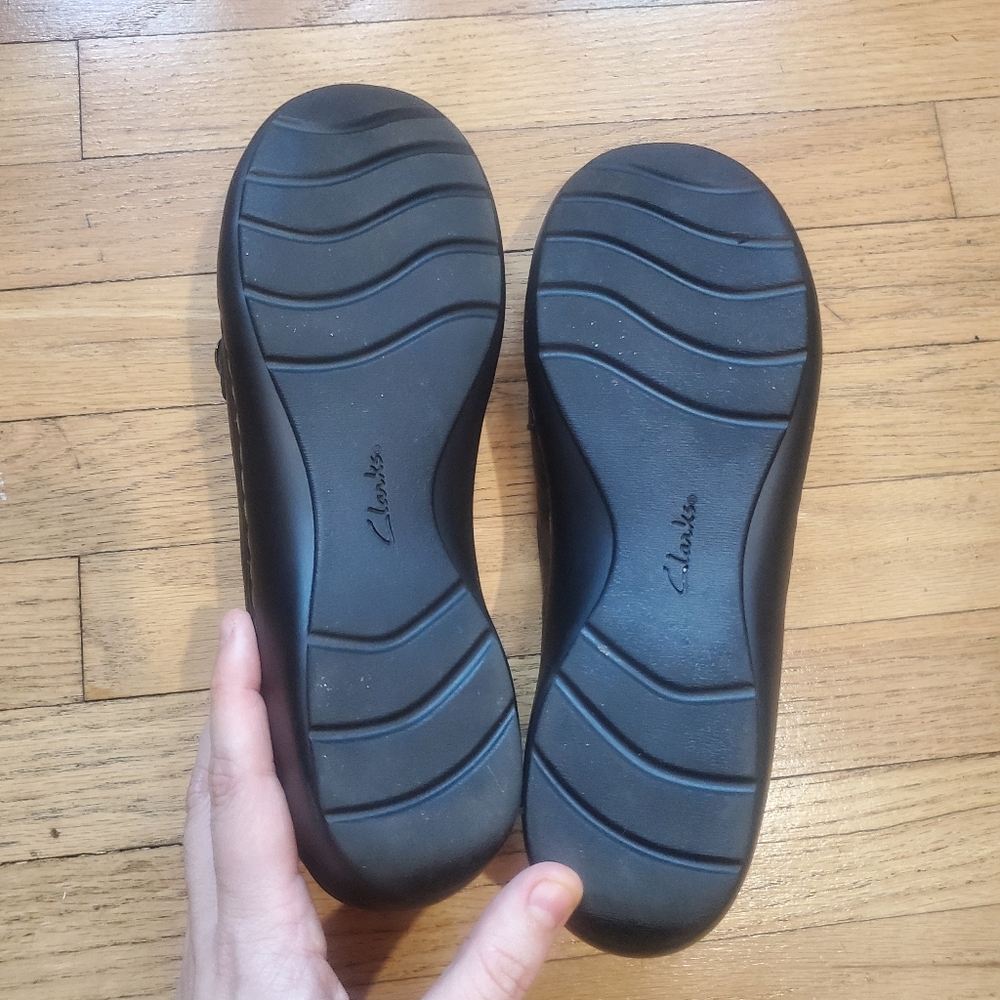 Clarks Womens Cora Daisy Loafer Shoes Size 9.5 M Comfort Office Orth Olite Casua - Picture 8 of 11